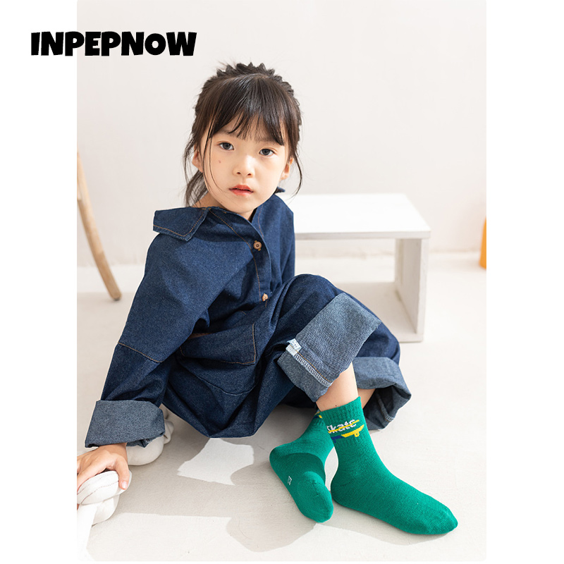 INPEPNOW-Calcetines divertidos de otoño para niños y niñas, de dibujos animados, para la escuela, WZ101,
