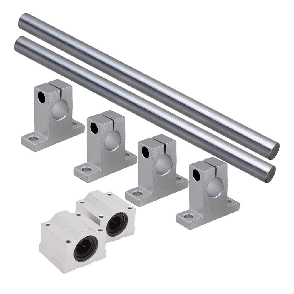 12MM OD Liner Schiene linear Welle Optischen Achse Länge 200 300 400 500mm &Ampere; SCS12UU CNC Ball Rutsche einheiten SK12 Unterstützung einstellen von 8: 200MM