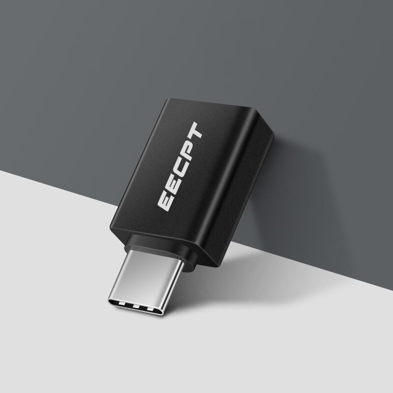 EECPT OTG tipo-c USB C, Adaptador tipo C a USB 3,0, cargador, convertidor de datos, adaptador para Macbook Samsung Galaxy S9 S8 Huawei One Plus