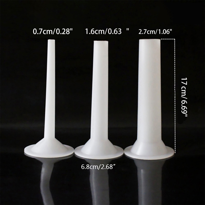 3 stks/set Grade Worst Maker Trechtervuller Vleesvuller Vullen Buizen DIY Handleiding