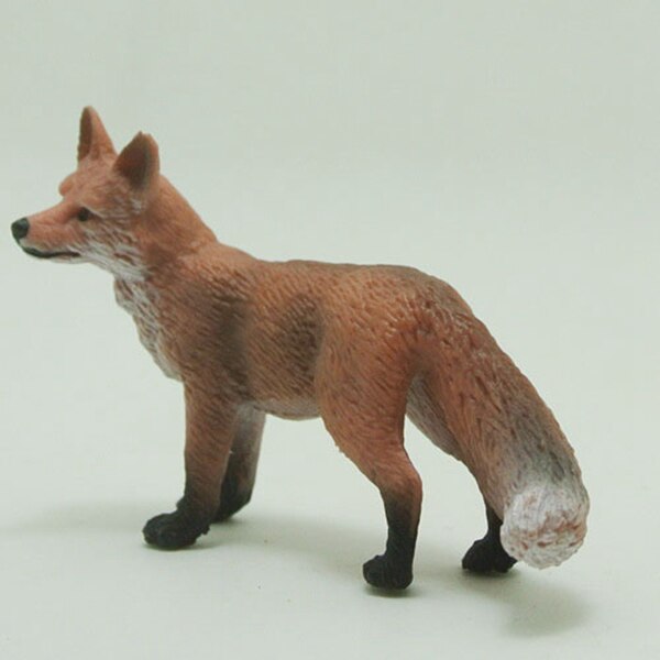 Simulatie Rode Vos Model Speelgoed Bos Wild Dier Woondecoratie Kinderen Onderwijs