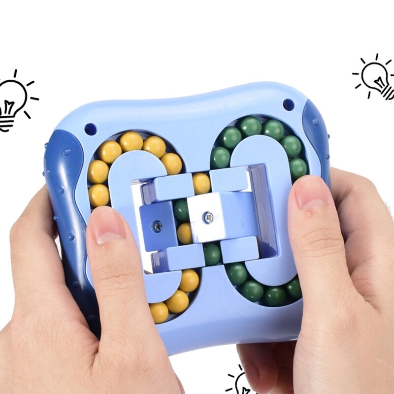 Decompressie Roterende Magic Bean Cube Mini Magic Speelgoed Geschikt Voor Kinderen Tieners Oefening Reactie Vermogen