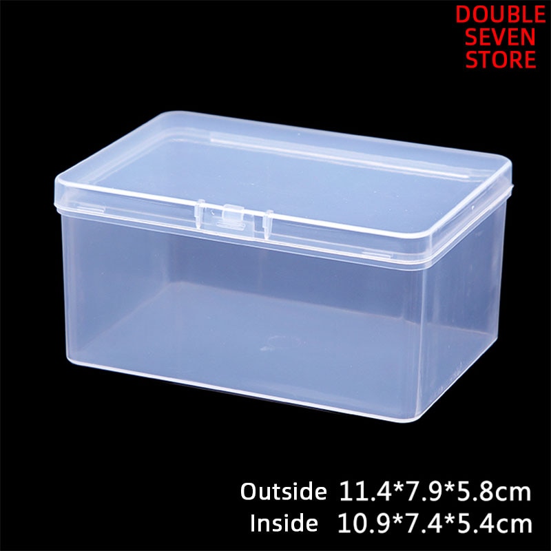 11cm Rectangle PP plastic box thicken with cover hardware screw parts storage box QTY 1PCS