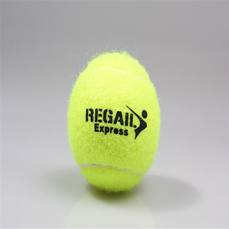 12 stk/lot elastisitet tennisball for trening sport gummi ull tennisballer for tennistrening med gratis bag