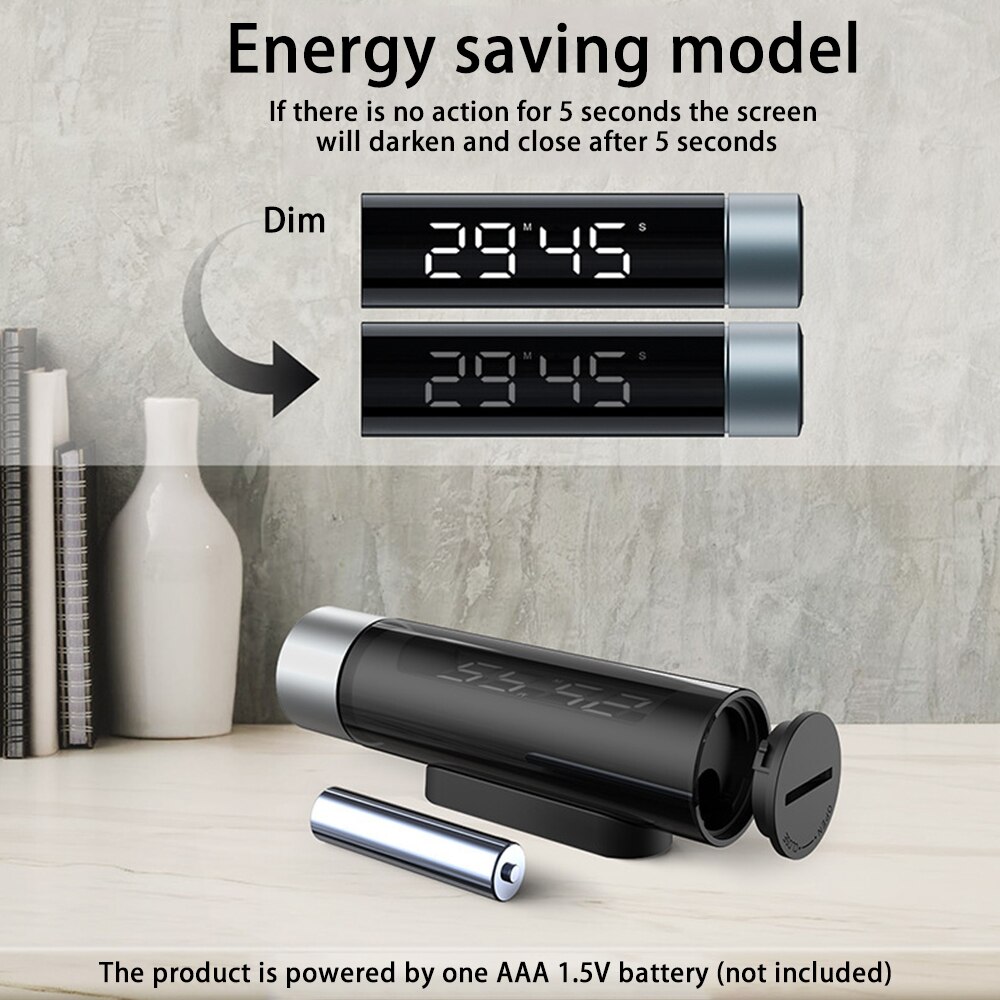 Magnetic Digital Timer For Kitchen Cooking Shower Study Stopwatch Large Led Digital Timer Lcd Display For Cooking Kids/teachers