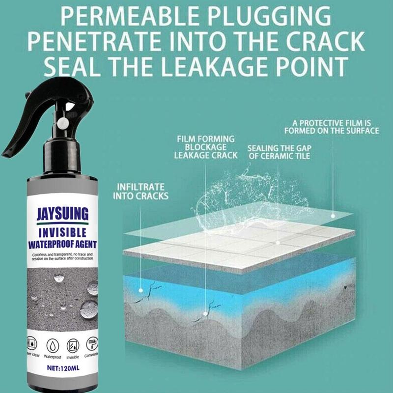 120ml black spray bottle waterproof agent roof leakproof artifact permeable waterproof leak-trapping spray