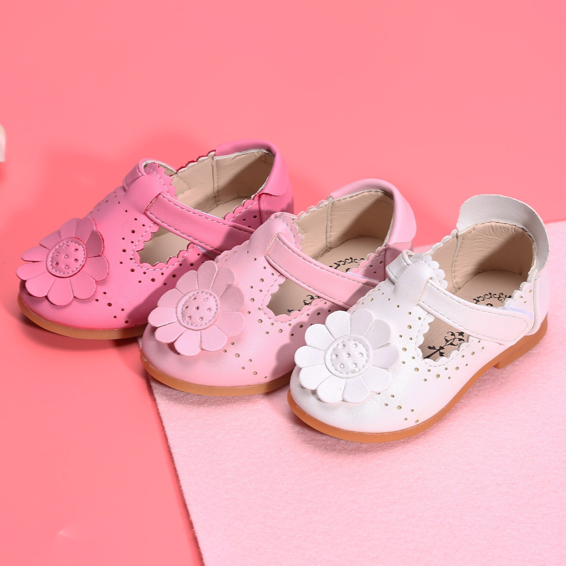 Children's Small Shoes, Women's Princess Shoes, Spring And Autumn Children's Shoes, Korean Version Of The Hollow Girl Shoes