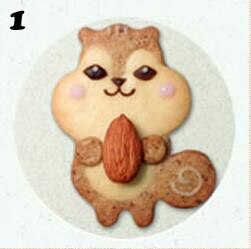 Cookies Cutter Biscuit Mold Set Baking Tools Sugarcraft Cutter Tools Animal Shaped DIY Cake Decorations: 1