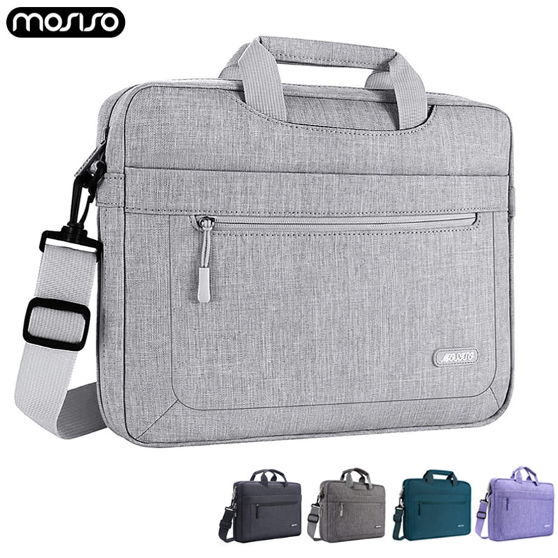 MOSISO Laptop Shoulder Bag - Waterproof Messenger Case for 13-17 inch Laptops - Business & Travel Handbag