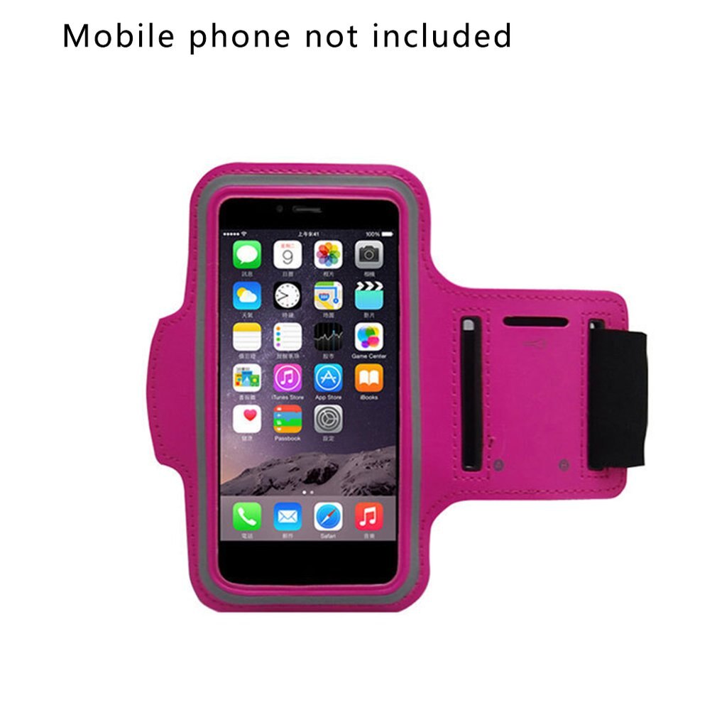 Sports Phone Holder Armband Case 4.9inch-6inch Arm Band Universal Outdoor Running for Iphone 11 Pro Max X XR 8 Plus Samsung Note: Green