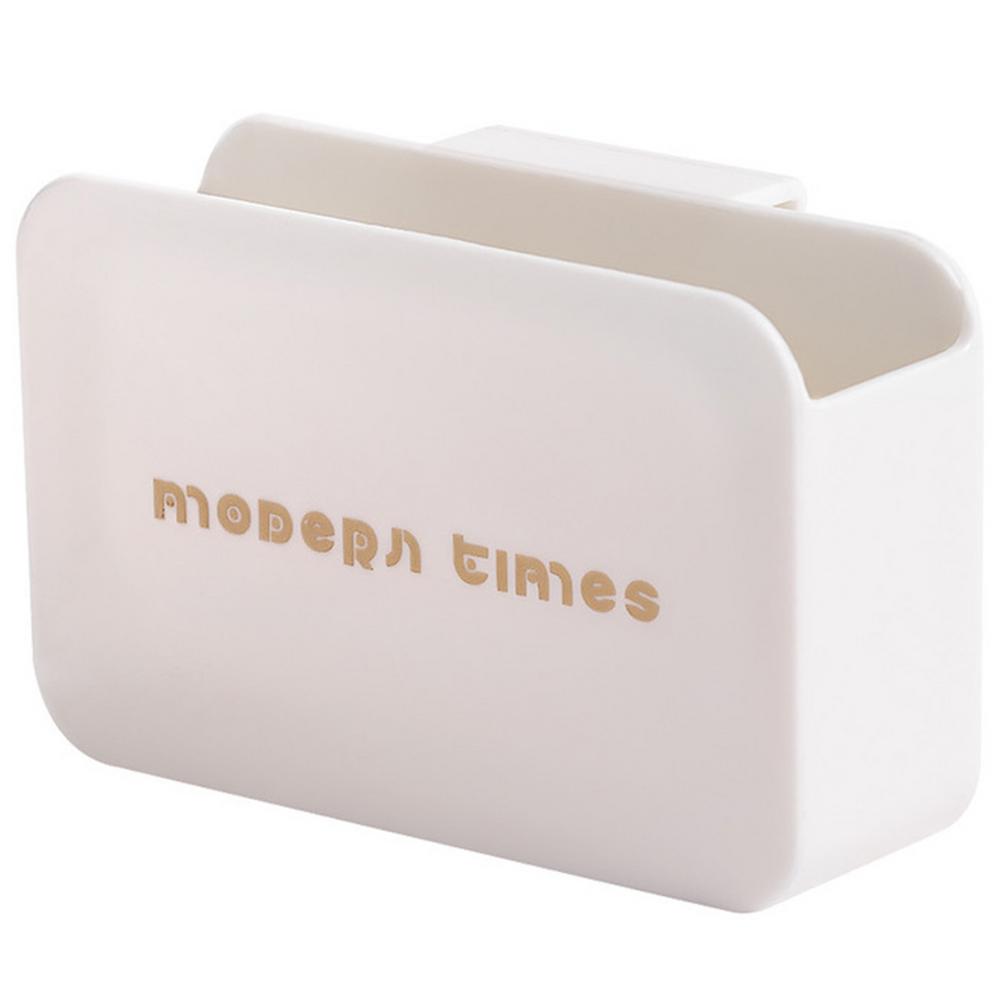 Boîte de rangement pour réfrigérateur suspendu amovible, petit sac suspendu à la porte latérale, boîte de rangement pour réfrigérateur de cuisine, organisateur de réfrigérateur: white