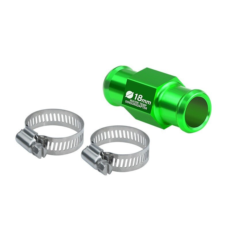 Motorcycle Water Temperature Sensor Adapters 18mm Water Temperature Sensor Pipe Radiator Hose Adapter Kit Suitable Yamaha: Green
