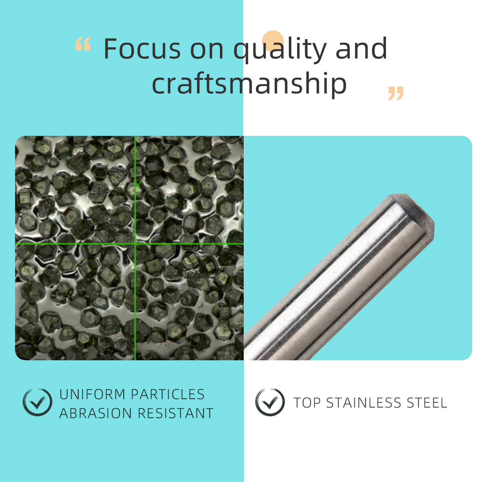 HYTOOS, bola de grano fino, limpieza de cutículas, brocas para uñas, broca de diamante ruso, seguridad debajo del limpiador de uñas para cutícula, piel muerta