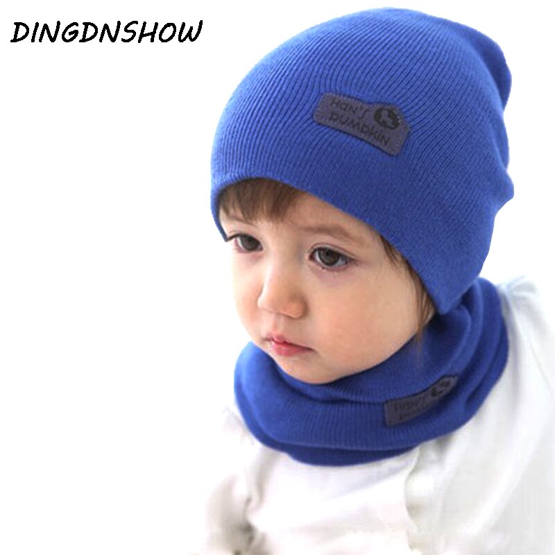 Bonnet d'hiver couleur bonbon chapeau Bonnet en coton tricoté chapeau dessin animé enfants chapeau bébé garçon fille
