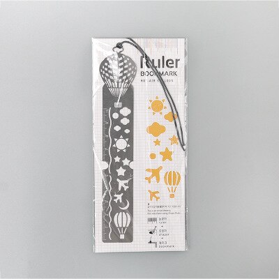 Mini regla hueca de 10 Cm, regla de Kawaii para estudiantes, herramienta de dibujo de papelería, reglas de Metal huecas, suministros para estudiantes, 1 ud.: 2