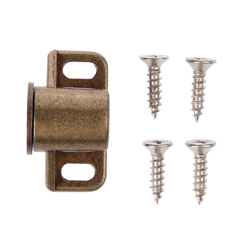 Magnet dør fange stærke magneter dør stop dæmper buffer runde legering kabinet fangster til garderobe hardware møbler fittings
