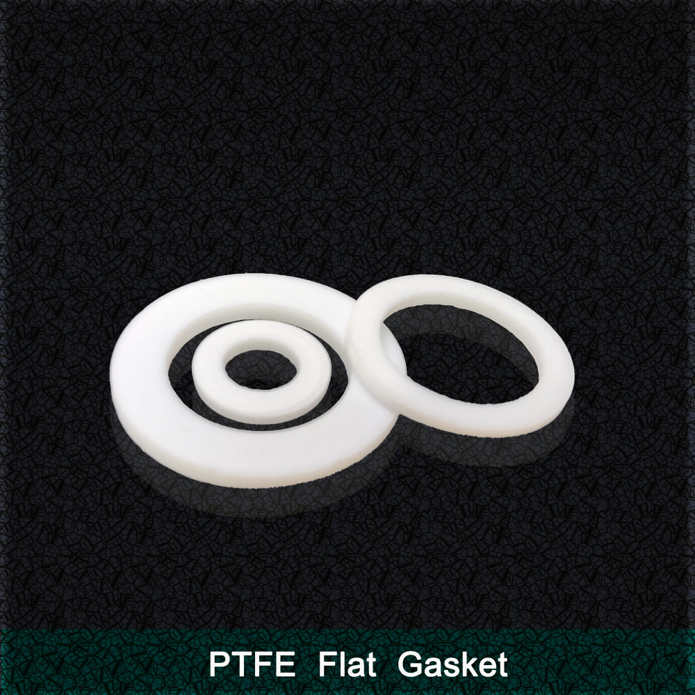 PTFE Flache Dichtung 1/2'' 1'' DN15/20/25/32/40/50/80 PTFE Unterlegscheibe Beständig zu hoch &Ampere; niedrig Temperatur Korrosion Anti-Altern Für Flansch