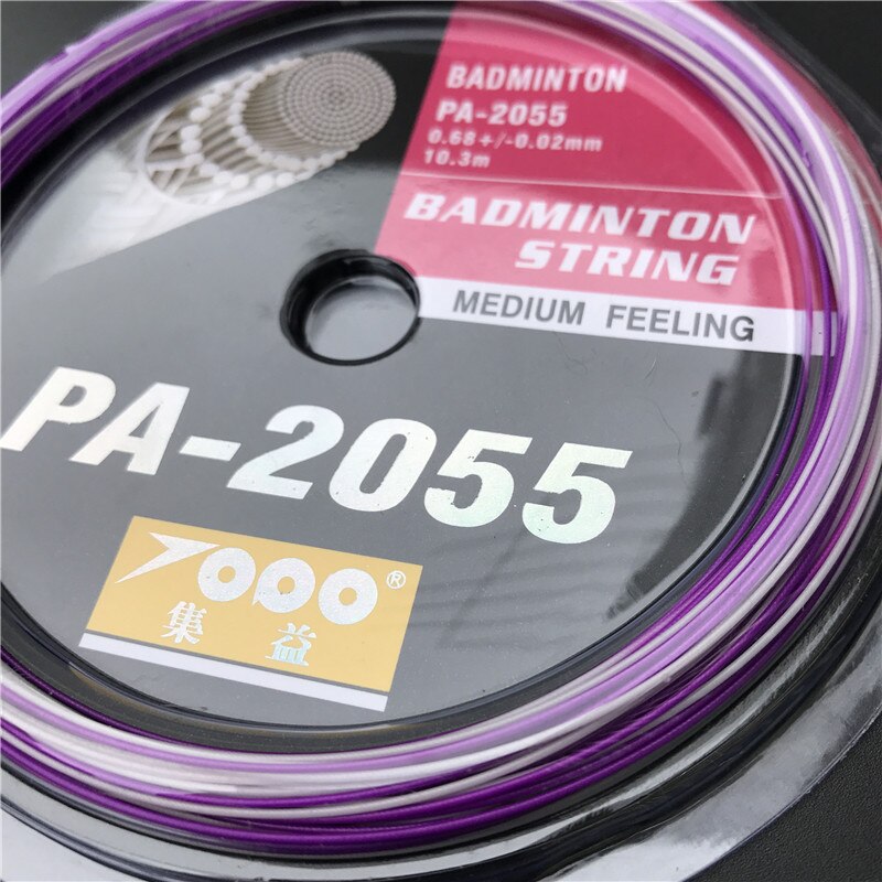 1pc pa -2055 regnbue badmintonstrenge farverige badmintonstrenge, assorteret farve 22-27 lbs: 2