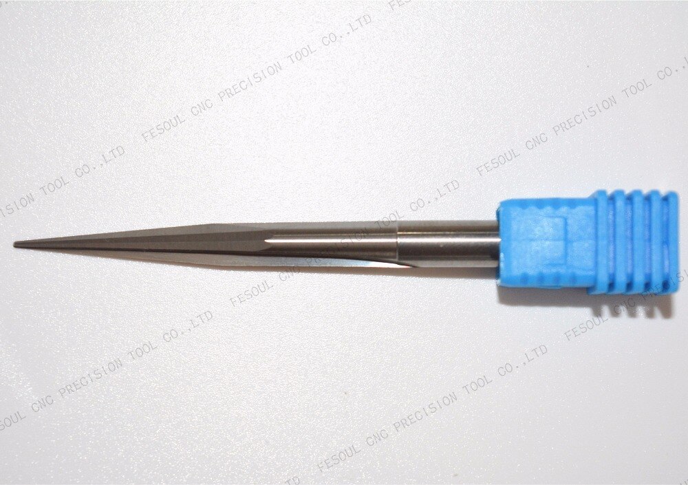 6mm * 80L, 5 stuks, Taper Ball nose Cone End Mill, CNC frees, vhm tool, houtbewerking router bit