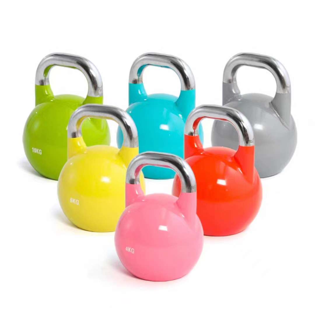 Commerciële Gym Verf Bakken Kettlebell Rack, Competitie Fitnessapparatuur, Heup Deep Squat, Particulier Onderwijs