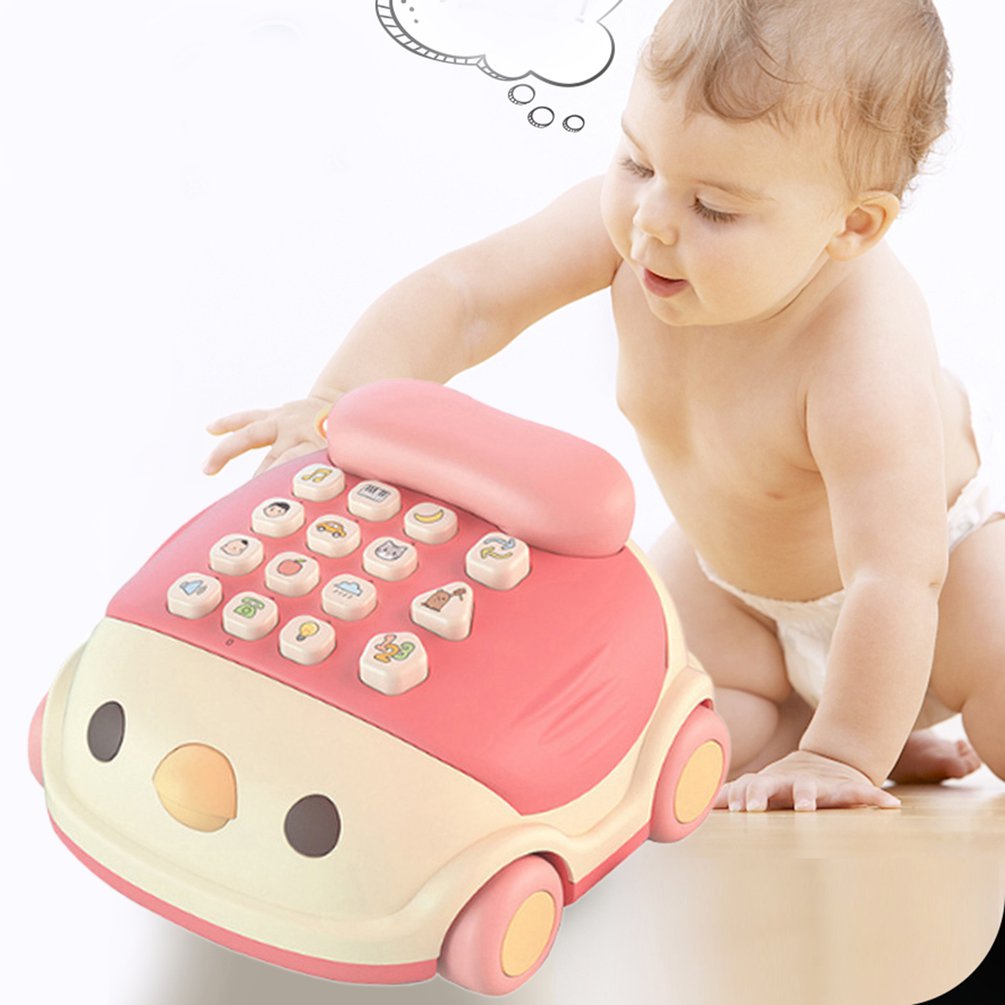 Retro Kinderen Telefoon Speelgoed Telefoon Vroege Onderwijs Verhaal Machine Baby Telefoon Geëmuleerd Telefoon Speelgoed Voor Kinderen Muzikaal Speelgoed