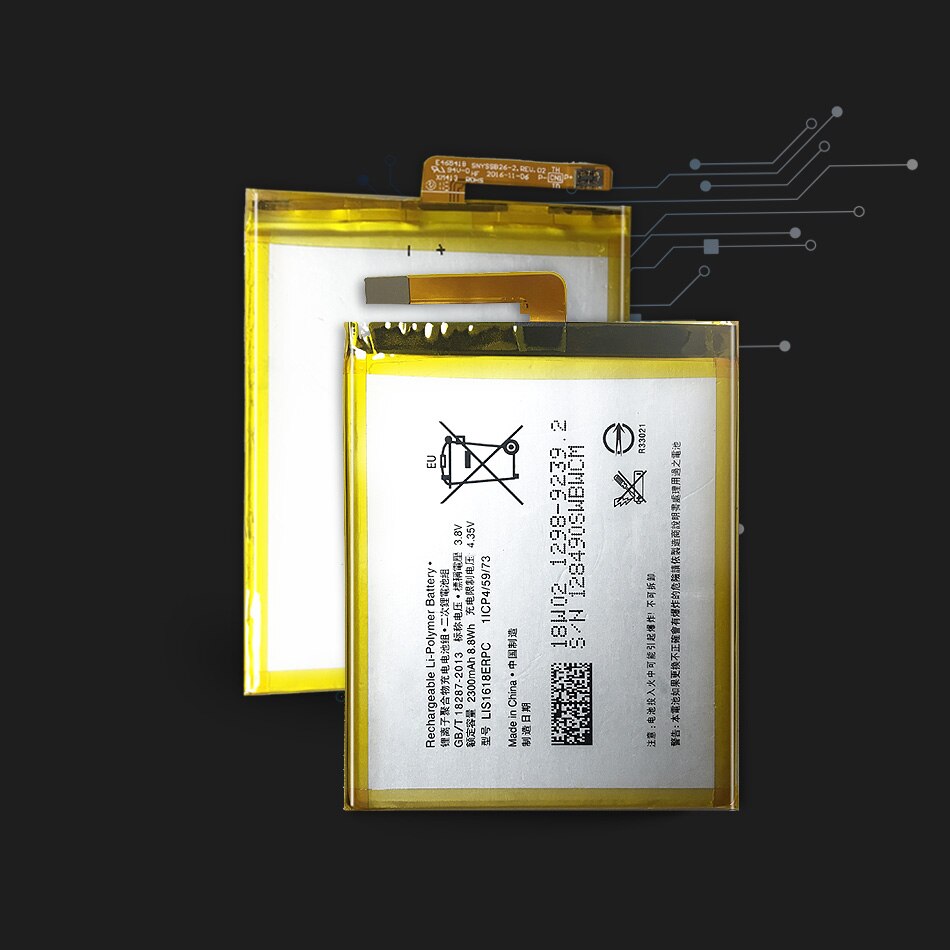 2300mAh LIS1618ERPC Ersatz Telefon Batterie für SONY Xperia XA F3111 E5 F3116 F3115 F3311 F3112 F3313 Batterien