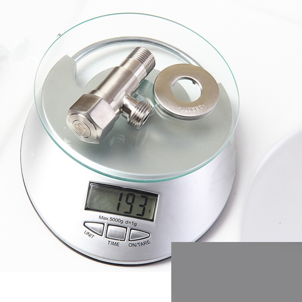 Bathroom Toilet Angle Valve Stainless Steel Lead-free Cold and Water Mixer Shut Off Vavle for Toilet Kitchen Sink