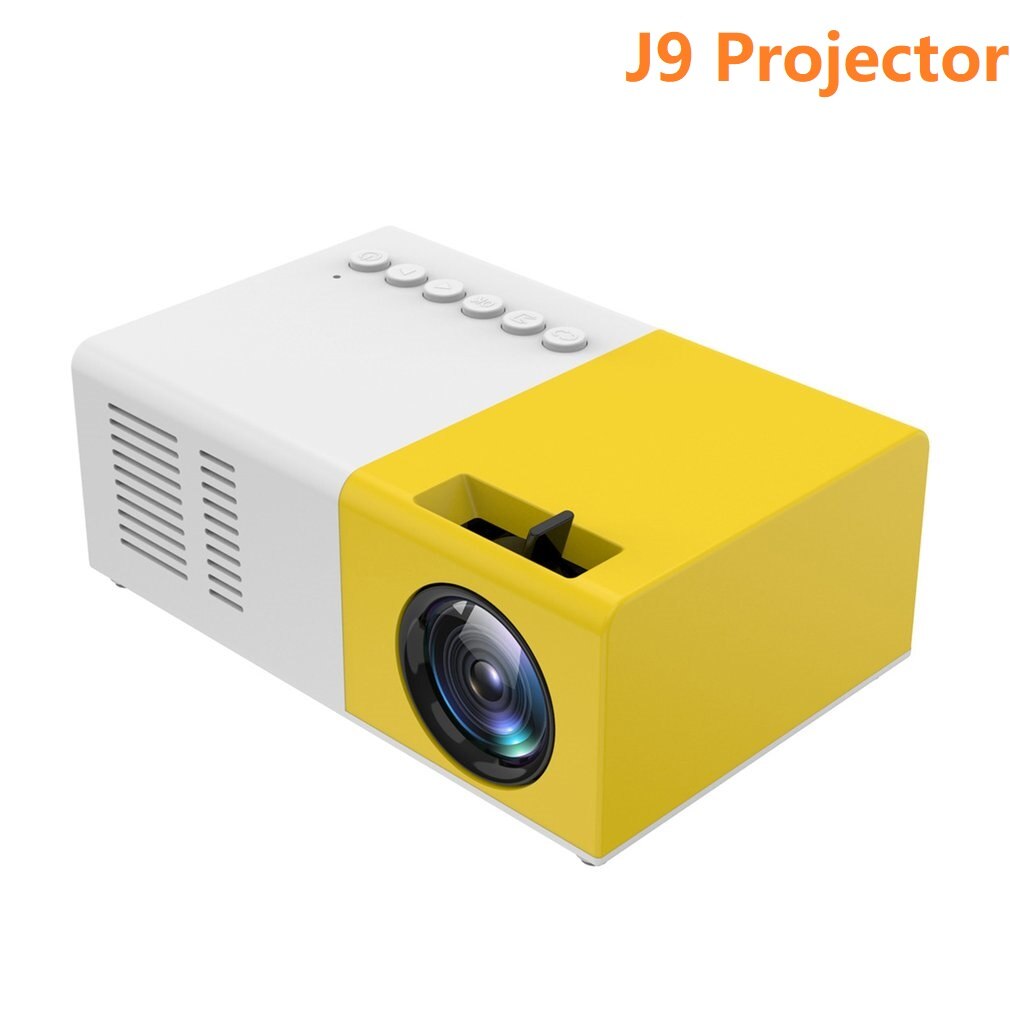 J9 kannettavaa miniprojektoria 1080p minikotiprojektoria av usb sd tf kortti usb kannettava taskulähetin puhelimella pk  yg300
