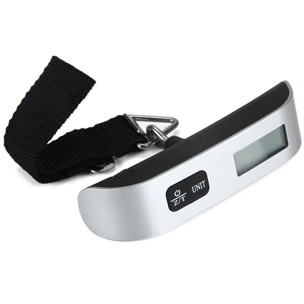 Luggage Scale Electronic Digital Scale Portable Suitcase Travel Bag Hanging Scales Balance Weight Thermometer LCD Display
