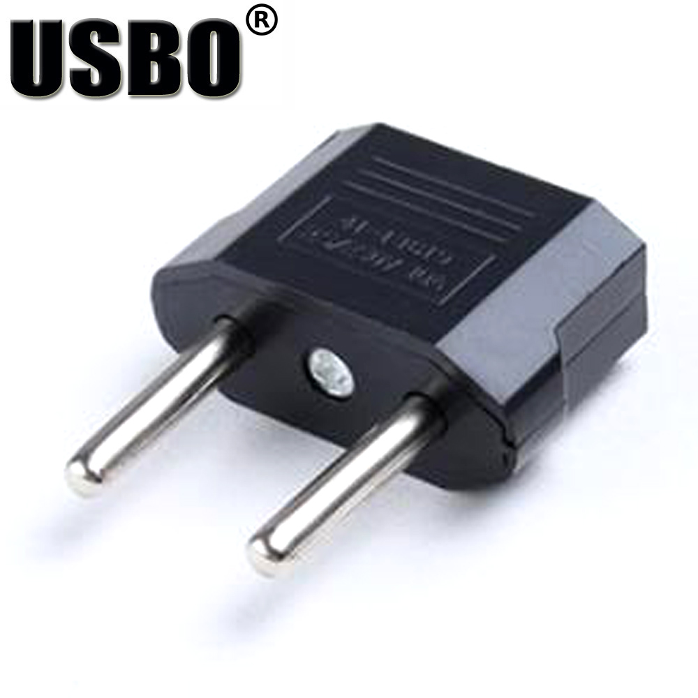 Supply Black 6/10A 250V universal travel adaptor plug UK/US/AU/EU(4.0/4.8MM) 2Pins Small power adaptor plug socket converter