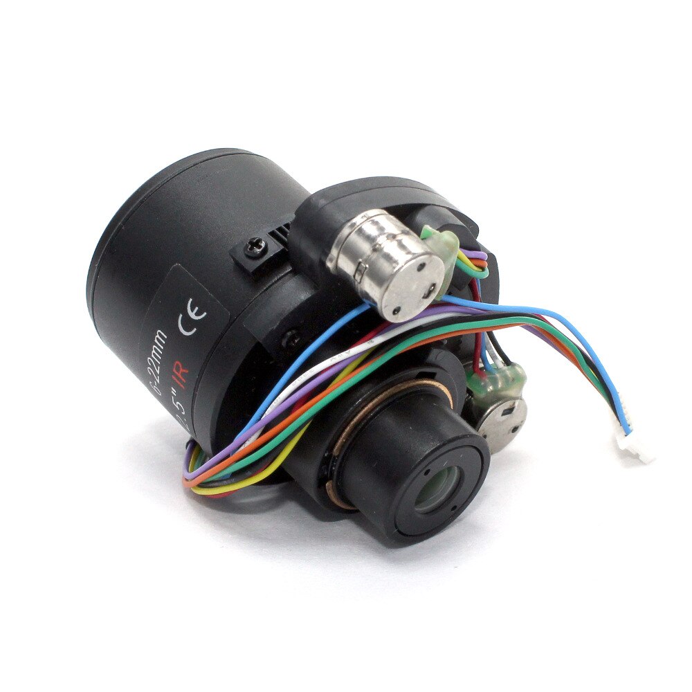 HD 5MP 6-22mm Gemotoriseerde HD CCTV Camera Lens D14 Mount 1/2. 5 "Beeldformaat F1.6 DC Zoom DC Focus