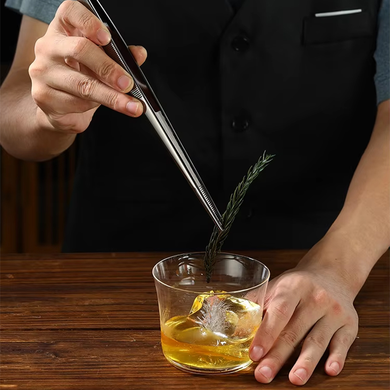 30cm Cocktail Garnish Tongs Cocktail Tweezers Bar Tweezers Kitchen Seafood Tongs Kitchen Accessories Bartender Tools