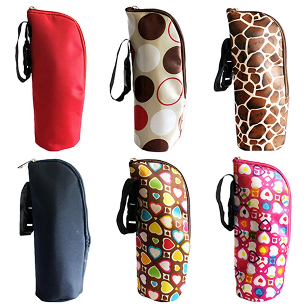Bolsa térmica de alimentación para biberones de leche para bebé, calentador para cochecito colgante, bolso aislante para mamás, funda para botella de agua, funda para funda