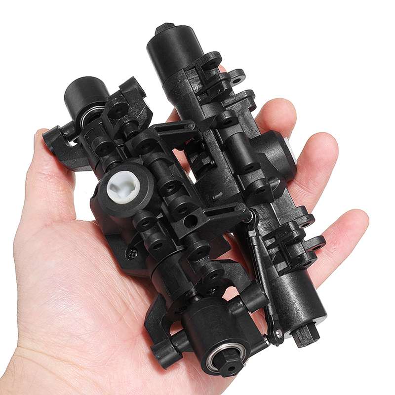 RC Car Axle Set - 2PCS Front Rear Bridge for HB Toys ZP1001 1/10 - Plastic