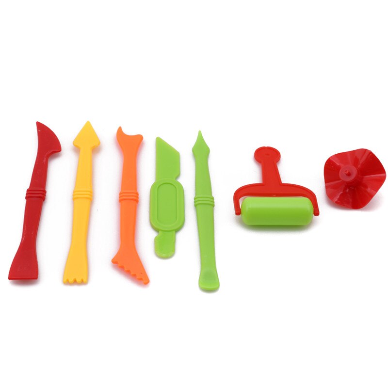 23Pcs Educatief Plasticine Mold Modeling Klei Kit Slime Speelgoed Voor Kinderen Plastic Play Deeg Gereedschap Set Speelgoed