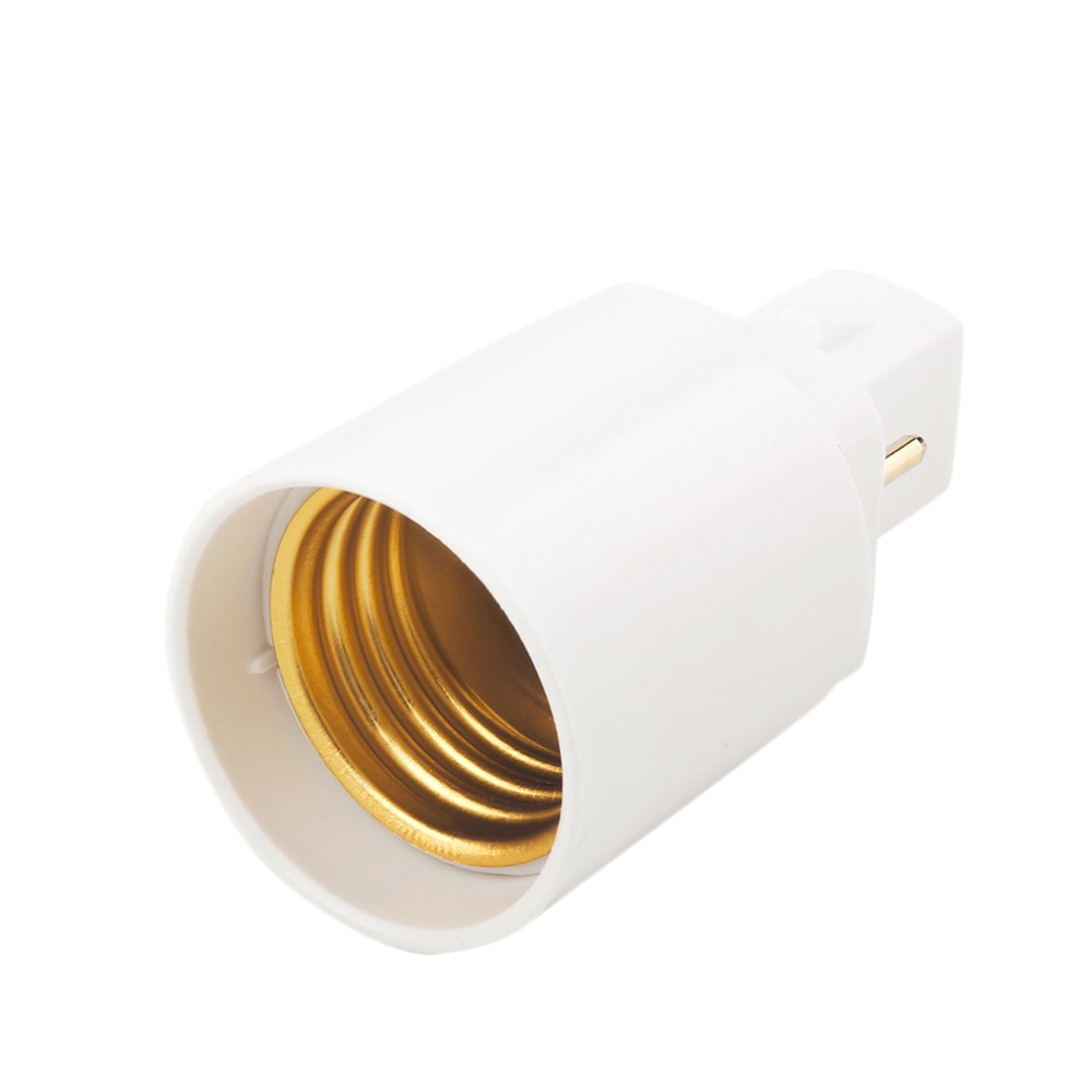 G24-E27 Brandvertragende PBT Socket Base Schroef LED Lamp Halogeenlamp Adapter Converter 2 Pin