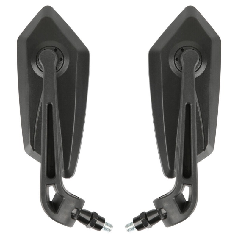 Universele motorfiets achteruitkijkspiegels zwart verstelbare zijspiegels motoraccessoires voor cafe racer dirt pit bike elektrisch