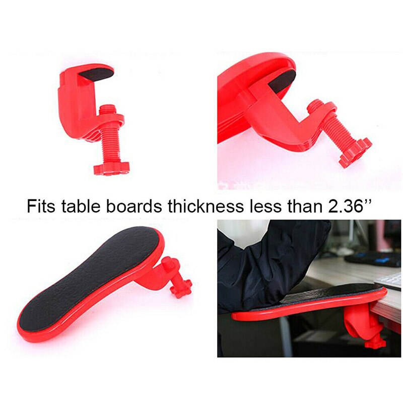 Attachable Armrest Pad Desk Computer Table Arm Support Mouse Pads Arm Wrist Rests Chair Extender Hand Shoulder Protect Mousepad