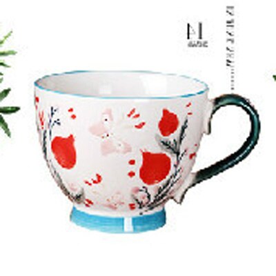 ceramic cup, ceramic soup cup with handle, pasta cup, milk cup, breakfast cup coffee cup