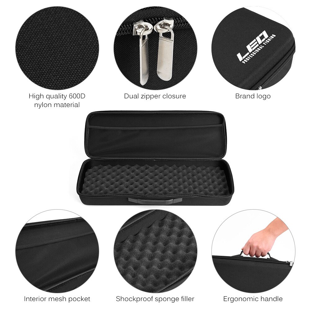 Draagbare vistas, schokbestendige vishengel, molen draagtas, visgerei, gereedschapstas, organizer, tas voor visaccessoires