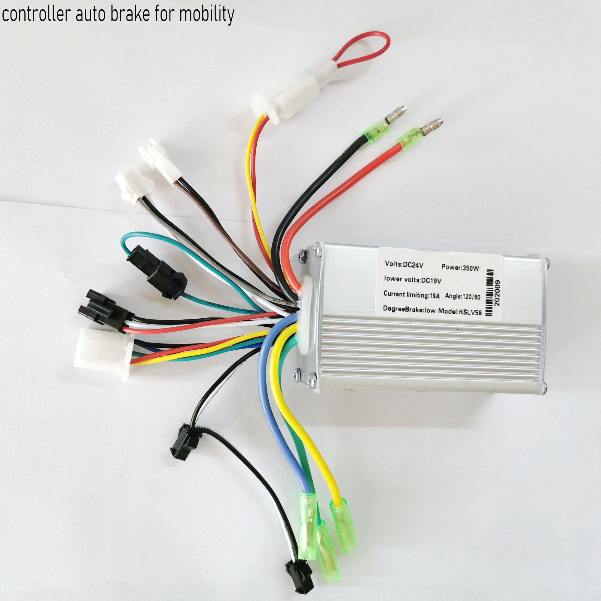 24v36v48v 250w350w intelligent BLDC motor speed controller EBS brake no need brake lever for electric scooter mobility ebike