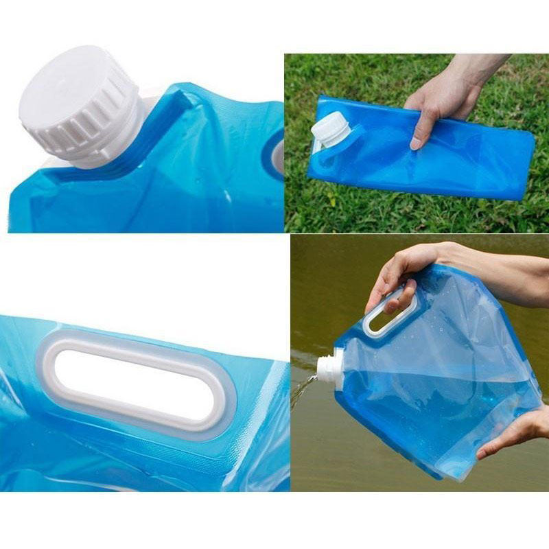 all'aperto Borracce E distributore Acqua Pieghevole Portatile bere Cucina del Campo di picnic barbecue Contenitore di ACQUA Borsa vettore auto 5L/10L Serbatoio di ACQUA