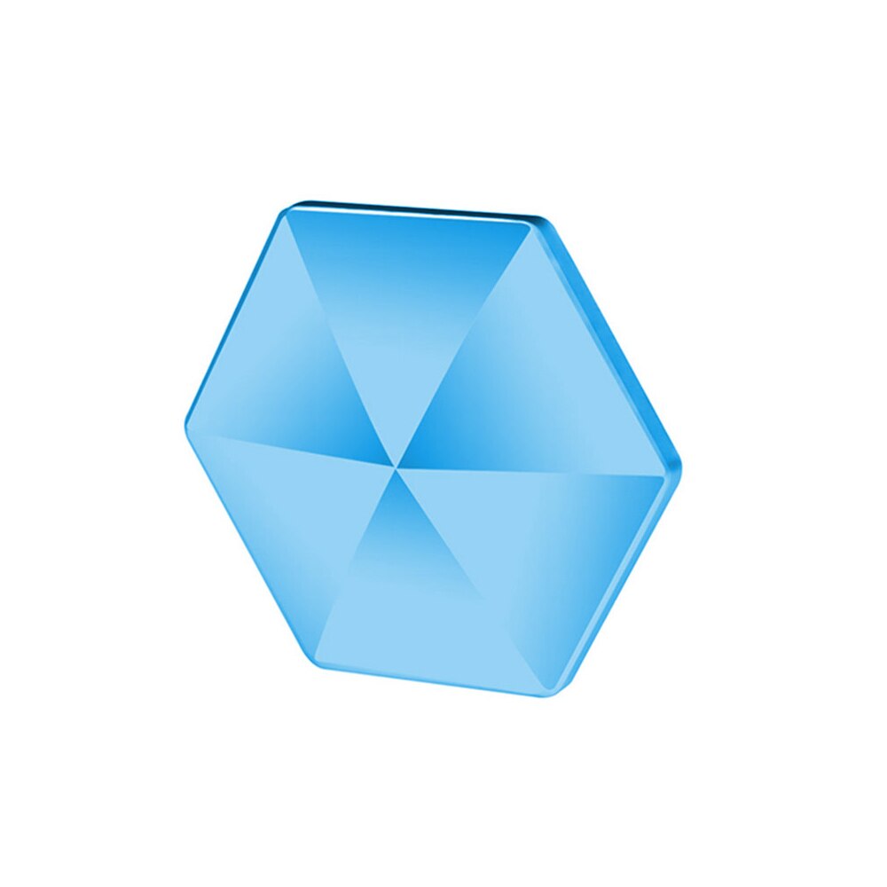 Artefact Vingertoppen Kinetische Vaardigheid Speelgoed Anti-Stress Desktop Flip Speelgoed Verslavend Uitdagingen Volwassen Pocket Vingertop Speelgoed: blue hexagon