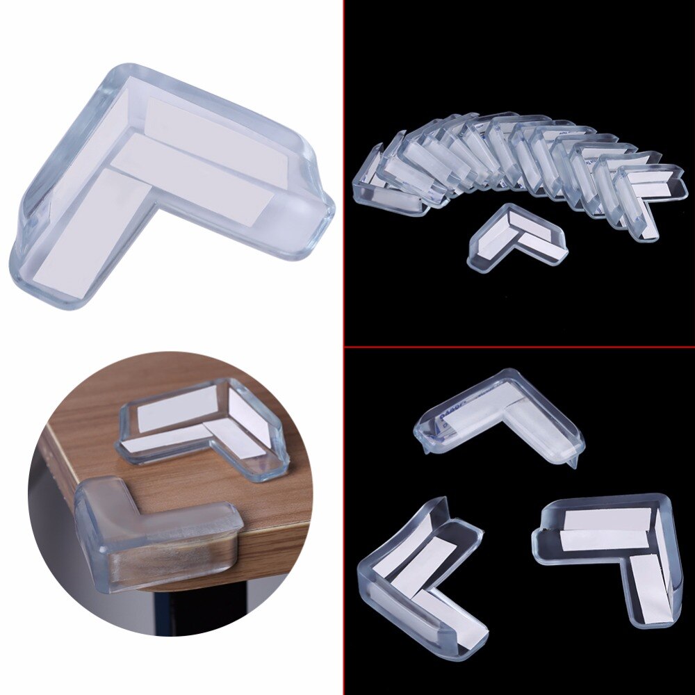 15Pcs Baby Veiligheid Transparante Pvc Protector De Hoek Meubels Protection Cover Kinderen Anticollision Edge Corner Guard