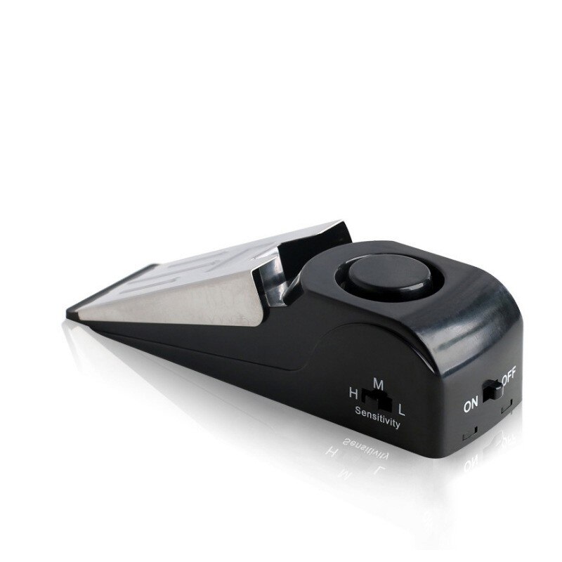 120dB Smart Alarm Wireless Alarm Door Stop Alarm for Home Wedge Covered Alarm Security System Block Blocking Alarm System: Default Title