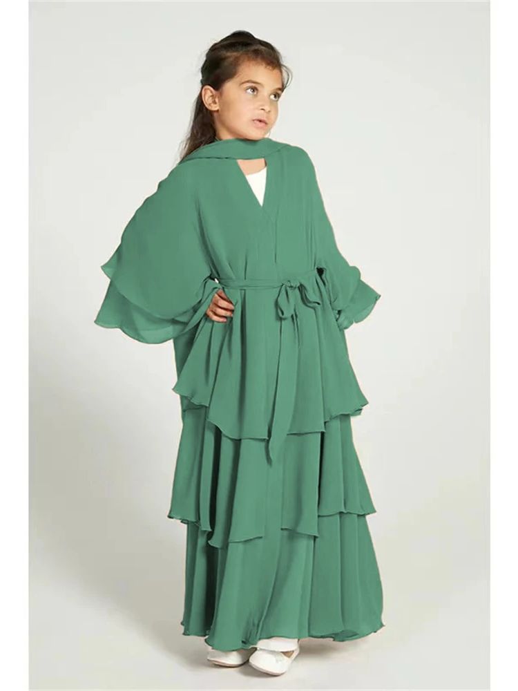 Ramadan Niqab Khimar Chiffon freundlicher Muslim Abaya Dubai Truthahn Islam Kleid Gebets kleidung für Frauen Kebaya Kleid Femme Musulmane