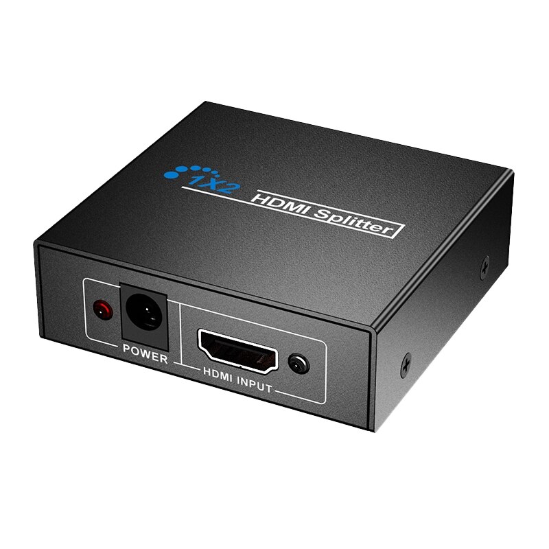 1X2 HDMI Splitter By 1 Port to 2 HDMI Display Duplicate/Mirror USB Powered Splitter (One Input to Two Outputs): Default Title