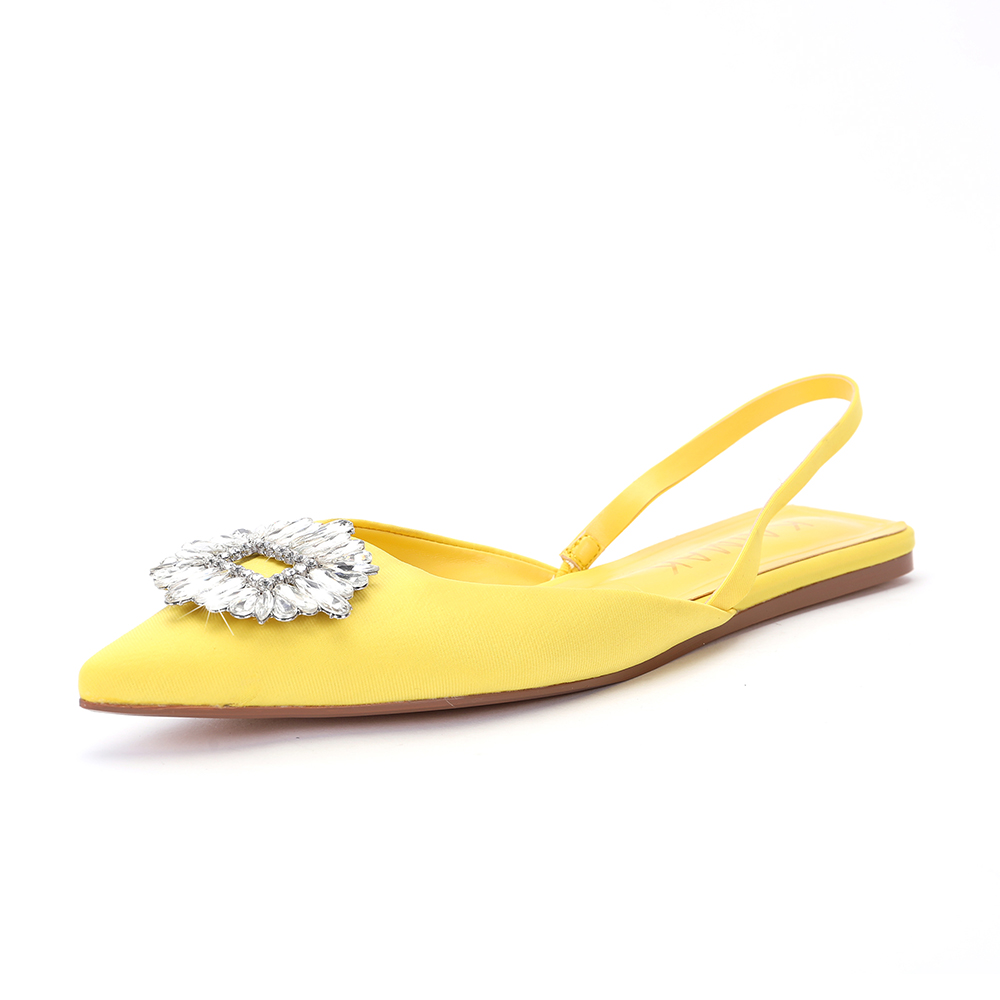 2022 Mode Ontwerpen Vrouwen Wees-Teen Sling Back Flats Met Clutch Franse Stijl Schoenen Bijpassende Tas Set