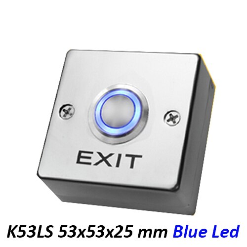 kirsite Meterial LED Door Access Conrol Exit Button Door release: K53LS