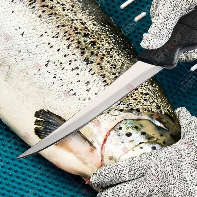 Cuchillo multifuncional de acero inoxidable para deshuesar filete, cuchillos de cocina profesionales, cuchillo para matar pescado, cuchillo para carne, cuchillo para fruta